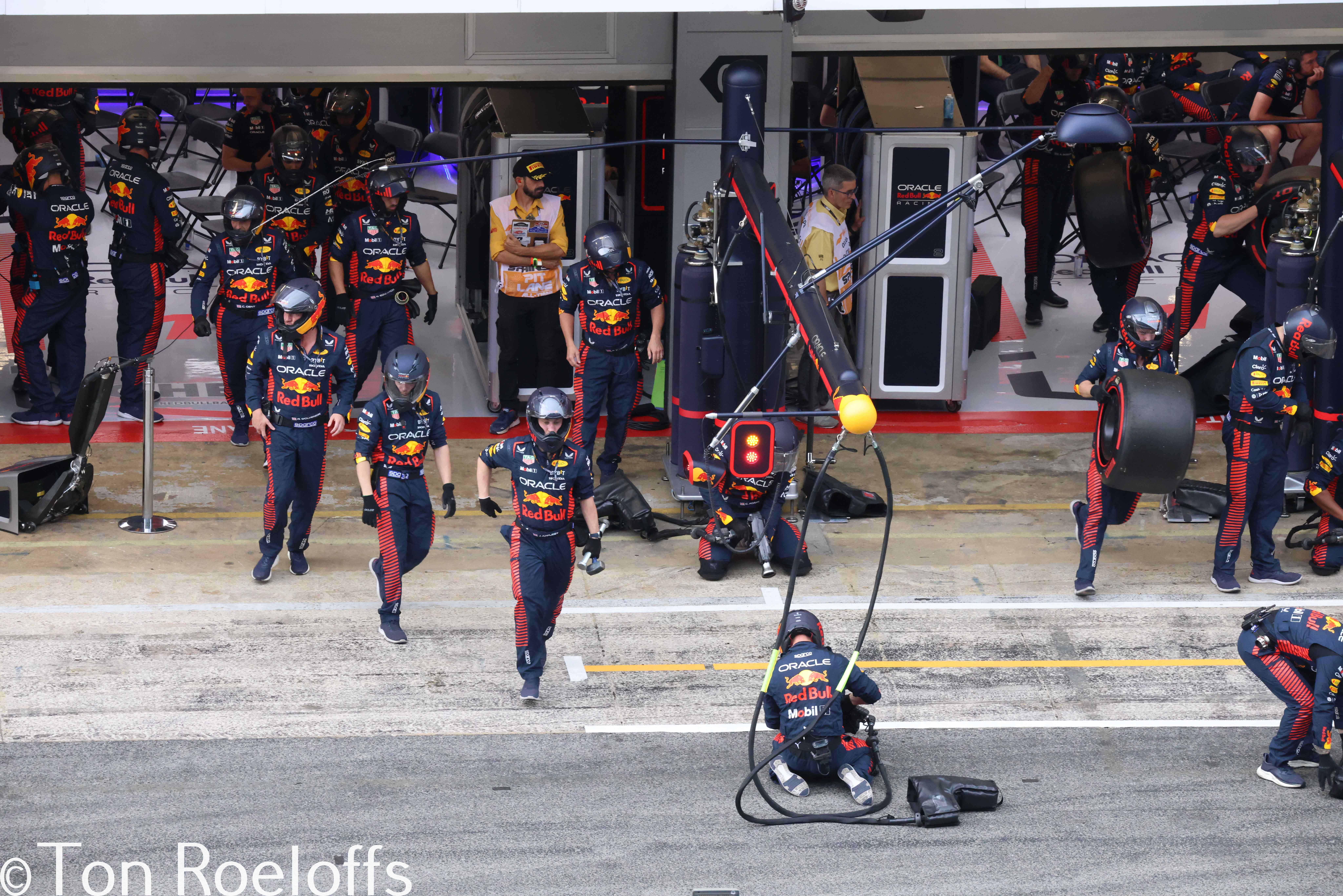 Verstappen pitbox